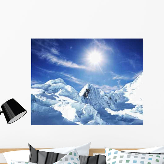 Snow-covered High Mountain Wall Decal