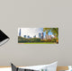 City Park and Skyscrapers Wall Decal