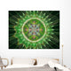 Abstract Digitally Generated Image Wall Decal