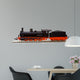 Steam Loco Model over Wall Decal