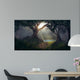 Sun Rays Forest Wall Decal