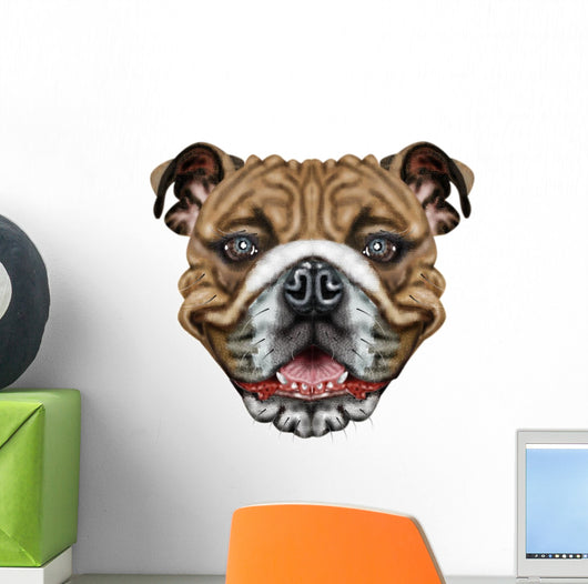 Bulldog Wall Decal