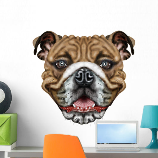 Bulldog Wall Decal