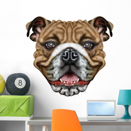 Bulldog Wall Decal
