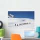 People Snow Mountains Wall Decal