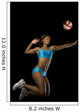 Volleyball Girl Wall Decal