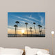 Tropical Palms along Californian Wall Decal