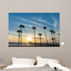 Tropical Palms along Californian Wall Decal