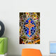 Stained Glass Rendition Cross Wall Decal