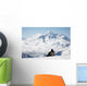 Snowboarder Takes Break French Wall Decal