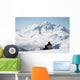 Snowboarder Takes Break French Wall Decal
