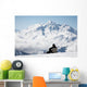 Snowboarder Takes Break French Wall Decal