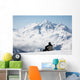Snowboarder Takes Break French Wall Decal