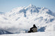 Snowboarder Takes Break French Wall Decal