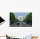 Champs Elysees Et Arc Wall Decal