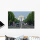 Champs Elysees Et Arc Wall Decal