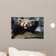 Waving Red Panda Wall Decal