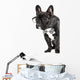 French Bulldog Glasses and Wall Decal