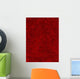 Red with Heavy Texture Wall Decal