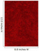 Red with Heavy Texture Wall Decal