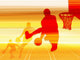 Basketball Art 1 Wall Decal