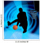 Basketball Art Wall Decal Design 1