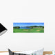 Playing Golf Lake Summer Wall Decal