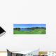 Playing Golf Lake Summer Wall Decal