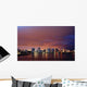 Night View on Aventura from Sunny Isles Beach Wall Mural