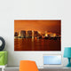 Night View on Aventura from Sunny Isles Beach Wall Mural