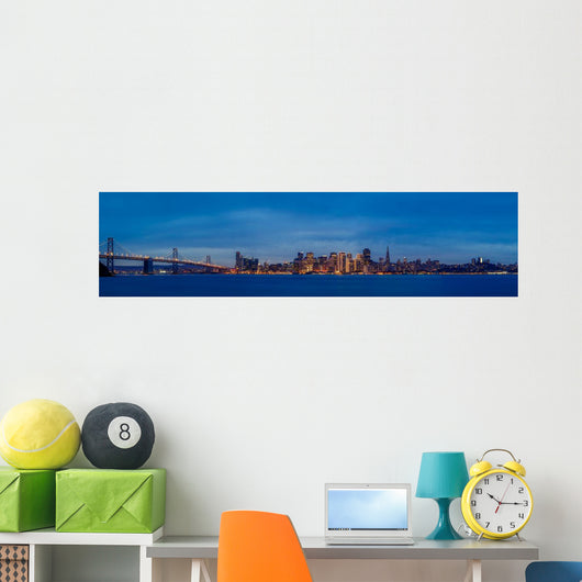 San Francisco Skyline Dusk Wall Decal