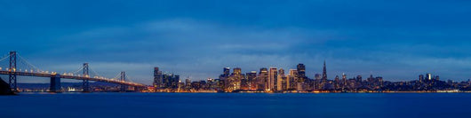 San Francisco Skyline Dusk Wall Decal