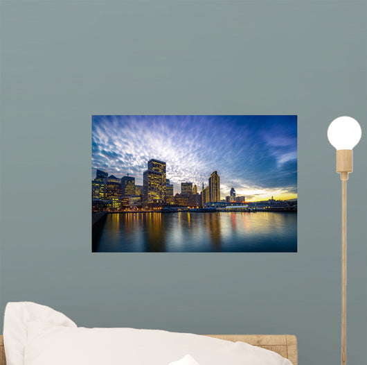 San Francisco Embarcadero Night Wall Decal