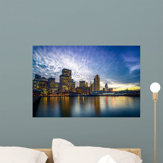 San Francisco Embarcadero Night Wall Decal