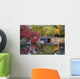 Summer Japanese Landscaped Garden Wall Decal
