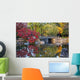 Summer Japanese Landscaped Garden Wall Decal