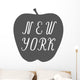 New York Lettering Big Wall Decal