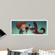Nino Y Perro Comiendo Wall Decal