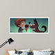Nino Y Perro Comiendo Wall Decal