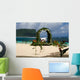 Decoration for Island Wedding Wall Decal