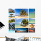 Collage Beach Holiday Scenes Wall Decal