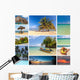 Collage Beach Holiday Scenes Wall Decal