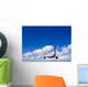 Civil Aircraft Travelling Deep Wall Decal