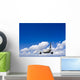 Civil Aircraft Travelling Deep Wall Decal