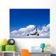 Civil Aircraft Travelling Deep Wall Decal
