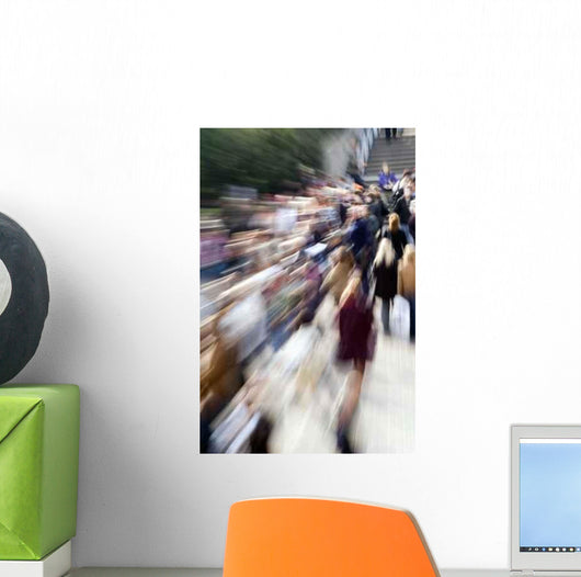 Urban Scene from Warsaw Wall Decal