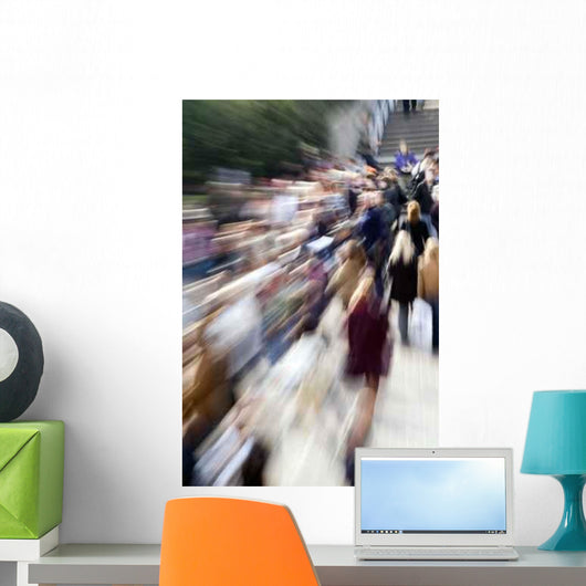 Urban Scene from Warsaw Wall Decal