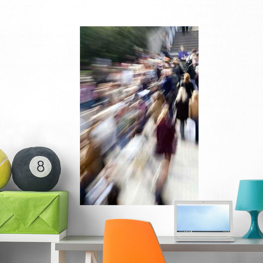 Urban Scene from Warsaw Wall Decal