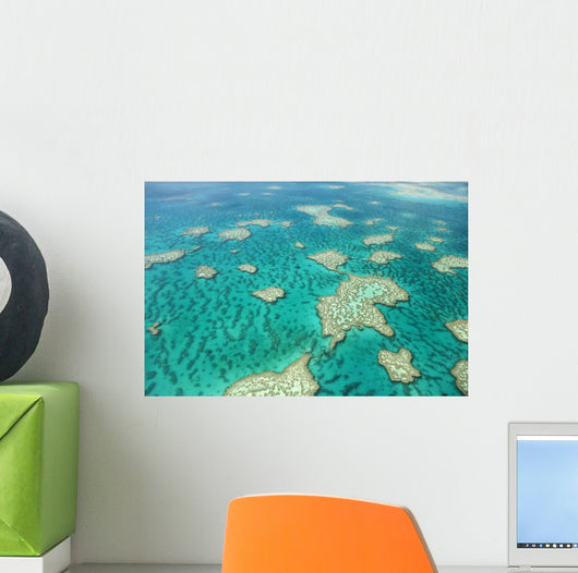 Aerial Great Barrier Reef Wall Decal