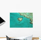 Heart Reef Australia Wall Decal